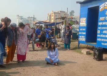मानव बेचविखन नियन्त्रणका लागि जनकपुरमा सडक नाटक