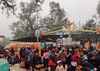 मकर मेलामा श्रद्धालु भक्तजनहरुको भिड
