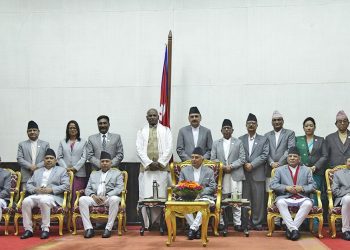 नवनियुक्त मन्त्रीहरुले पद तथा गोपनीयताको लिए शपथ