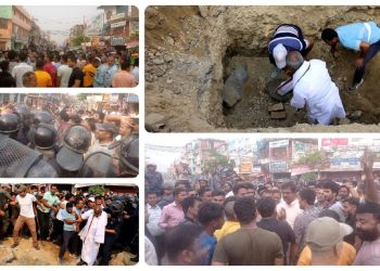 बिवादका बीच जनकपुरधामको भानुचोकमा भानुभक्तको सालिक शिलान्यास