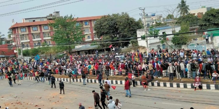 कोशी प्रदेश सभा क्षेत्र भित्र प्रदर्शन गर्ने ३० जना आन्दोलनकारी पक्राउ