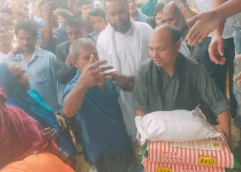 दलित सरोकार मञ्चद्धारा आगलागी पीडित परिवारलाई राहत