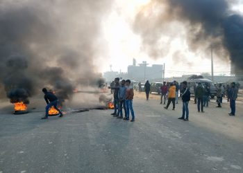 सप्तरीमा हत्या छानबिनको माग गर्दै राजमार्ग अवरुद्ध