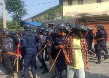 कोशी प्रदेशः आन्दोलनमा उत्रिएका एलभी फोर्सका १३ जना पक्राउ