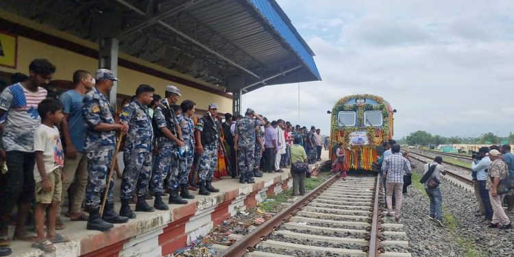 आजदेखि महोत्तरीको भंगहादेखि जयनगरसम्म रेलसेवा प्रारम्भ