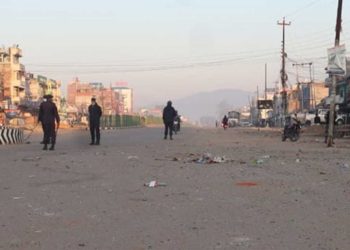 सर्लाहीको सदरमुकाम मलंगवामा कर्फ्यु