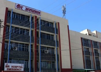 वीर अस्पतालको छैटौं तलाबाट हाम फालेर एक जनाको मृत्यु