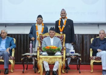 जनकपुरधामका डा. राजेन्द्र बिमल बिपी साहित्य सम्मानबाट सम्मानित