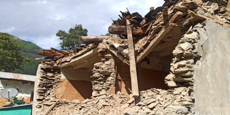 बझाङमा ५.३ रेक्टर स्केलको भूकम्प