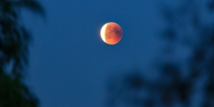 आज राति १:१९ बजे चन्द्रग्रहण लाग्ने