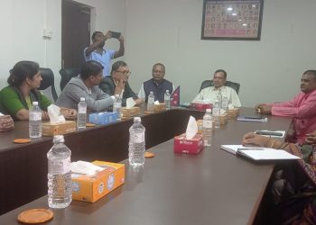 म्धेश प्रदेशका मन्त्रीहरू काठमाडौंमा धर्नामा बस्ने