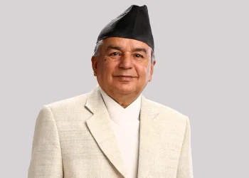 भूकम्प प्रभावित क्षेत्रको तिर जादैं राष्ट्रपति पौडेल