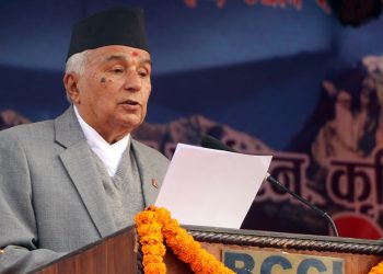 पूर्वाधार निर्माणमा निजी क्षेत्रको भूमिका महत्वपूर्ण : राष्ट्रपति पौडेल