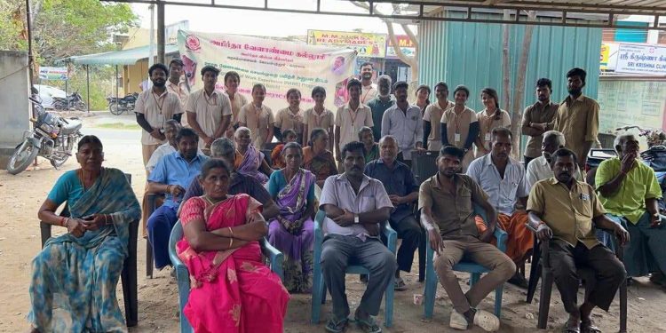 अमृताका विद्यार्थीले गरे कृषकसित अन्तरक्रियात्मक प्रदर्शन