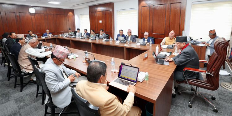 मन्त्रिपरिषद्को आकस्मिक बैठक बस्दै