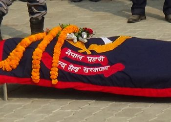 तेल ट्यांकरको ठक्करबाट प्रहरी जवानको मृत्यु