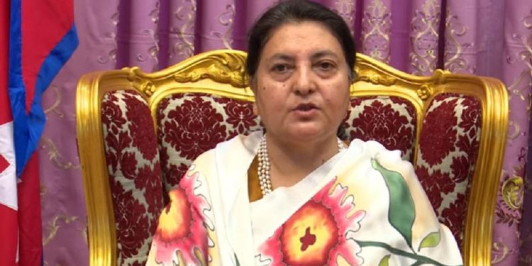 पूर्वराष्ट्रपति भण्डारी ‘राष्ट्रिय गौरव’ पदकबाट विभूषित