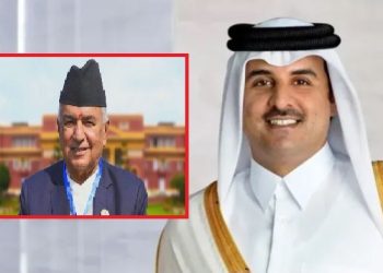 कतारको राजालाई स्वागत गर्न राष्ट्रपति पौडेल विमानस्थल जाने