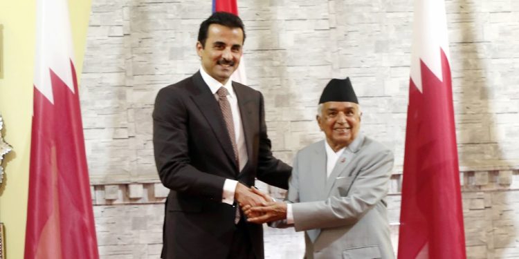 राष्ट्रपति र राजाबीच भेटवार्ता