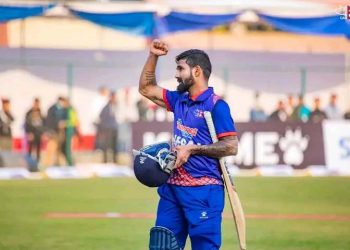 एकै ओभरमा ६ छक्का हाने नेपाली खेलाडी दीपेन्द्र