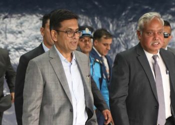 भारतीय प्रधानन्यायाधीश चन्द्रचूड नेपाल भ्रमणमा