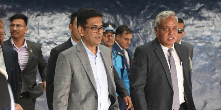 भारतीय प्रधानन्यायाधीश चन्द्रचूड नेपाल भ्रमणमा