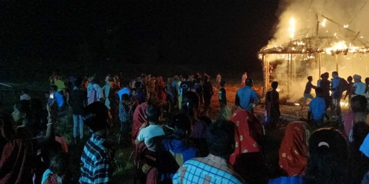 विष्णु महायज्ञको मण्डपमा आगलागी