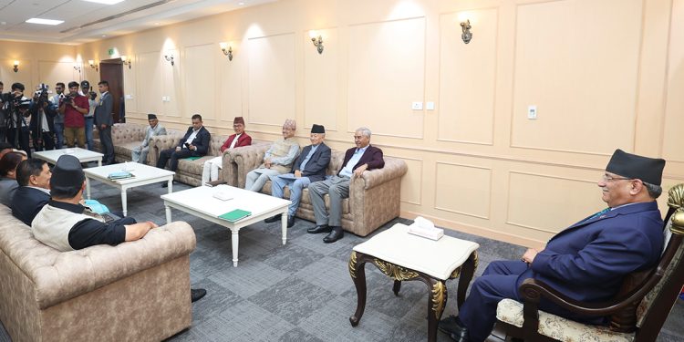 प्रधानमन्त्रीले सत्ता पक्ष र प्रतिपक्ष दलहरुसँग गरेको छलफल निष्कर्षविहीन