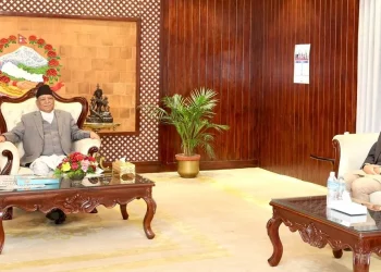 प्रधानमन्त्री र सभामुखबिच भेटवार्ता