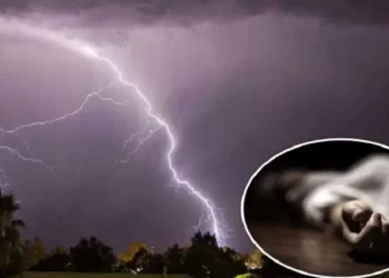 चट्याङ लागेर एक जनाको मृत्यु, चार घाइते