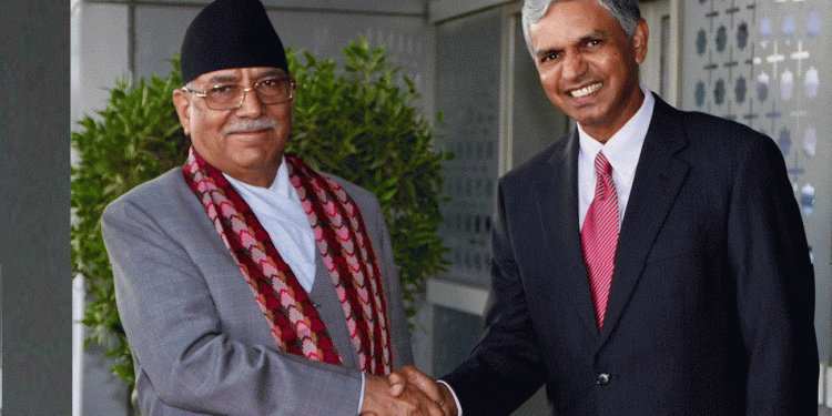 प्रधानमन्त्री प्रचण्ड भारतको राजधानी नयाँदिल्लीमा