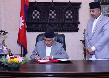 राष्ट्रपतिले गरे लगानी सहजीकरण सम्बन्धी विधेयक प्रमाणीकरण