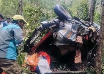 रोल्पामा जिप दुर्घटना हुँदा आठ जनाको मृत्यु
