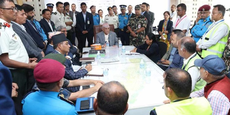 जहाज दुर्घटनाबारे प्रधानमन्त्री ओलीले लिए उड्ययन प्राधिकरणसँग ब्रिफिङ