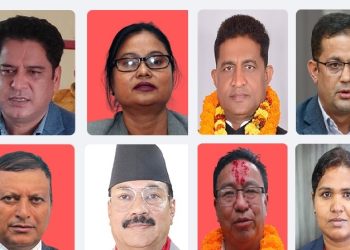 एमालेका मन्त्रीहरु बालकोटमा