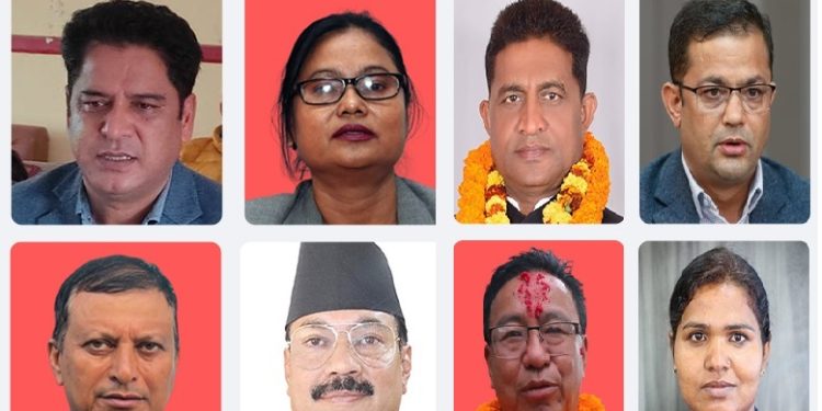 एमालेका मन्त्रीहरु बालकोटमा