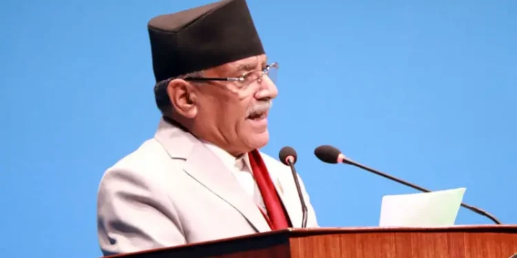 एमाले अध्यक्ष केपी शर्मा ओलीले छल गरे : प्रधानमन्त्री प्रचण्ड