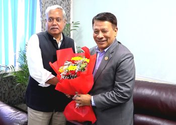 उपप्रधानमन्त्री सिंहसँग भारतीय राजदूत श्रीवास्तव बिच शिष्टाचार भेटवार्ता