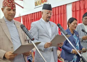 कर्णाली प्रदेश : कांग्रेसका ४ मन्त्रीले लिए शपथ