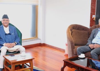 प्रधानमन्त्री र देउवाबीच भेटवार्ता