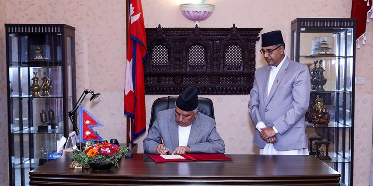 राष्ट्रपति पौडेलले गरे टीआरसी विधेयक प्रमाणीकरण