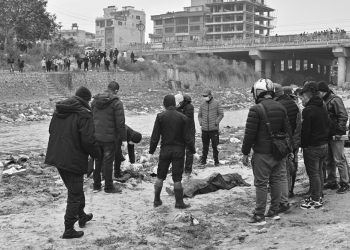 बागमती नदी किनारमा एक पुरुषको शव भेटिए