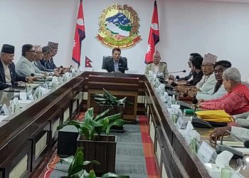 बाढी पहिरो प्रभावितको खोज तथा उद्धार प्राथमिकता दिने सर्वदलीय बैठकको निर्णय