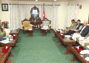 राष्ट्रिय दलका प्रमुख सचेतकसँग सभामुखको छलफल