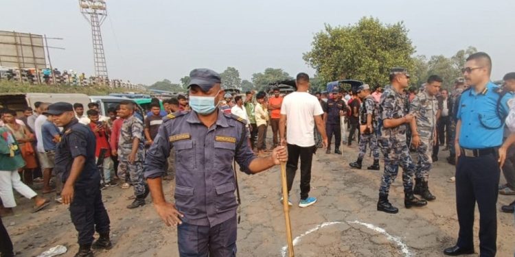 पर्सामा भारतीय एसएसबीले चलायो गोली