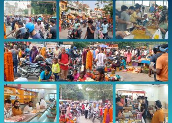 दीपावली : जनकपुरमा किनमेलको लागि भिड