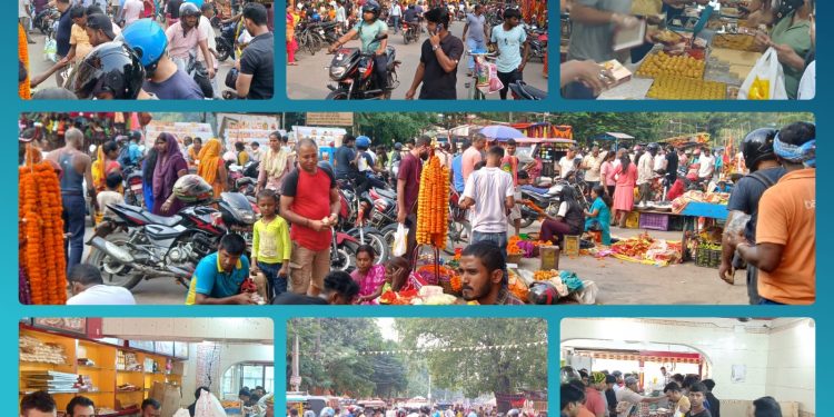 दीपावली : जनकपुरमा किनमेलको लागि भिड