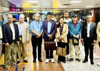 कृषिमन्त्री रामनाथ अधिकारी इटालीको लागि प्रस्थान