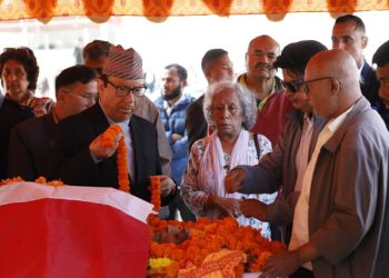 पूर्वसभामुख ढुंगानालाई सम्मानसहित अन्तिम बिदाइ