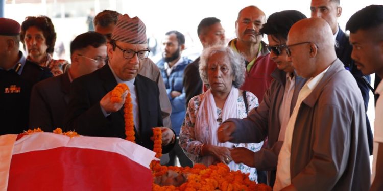 पूर्वसभामुख ढुंगानालाई सम्मानसहित अन्तिम बिदाइ